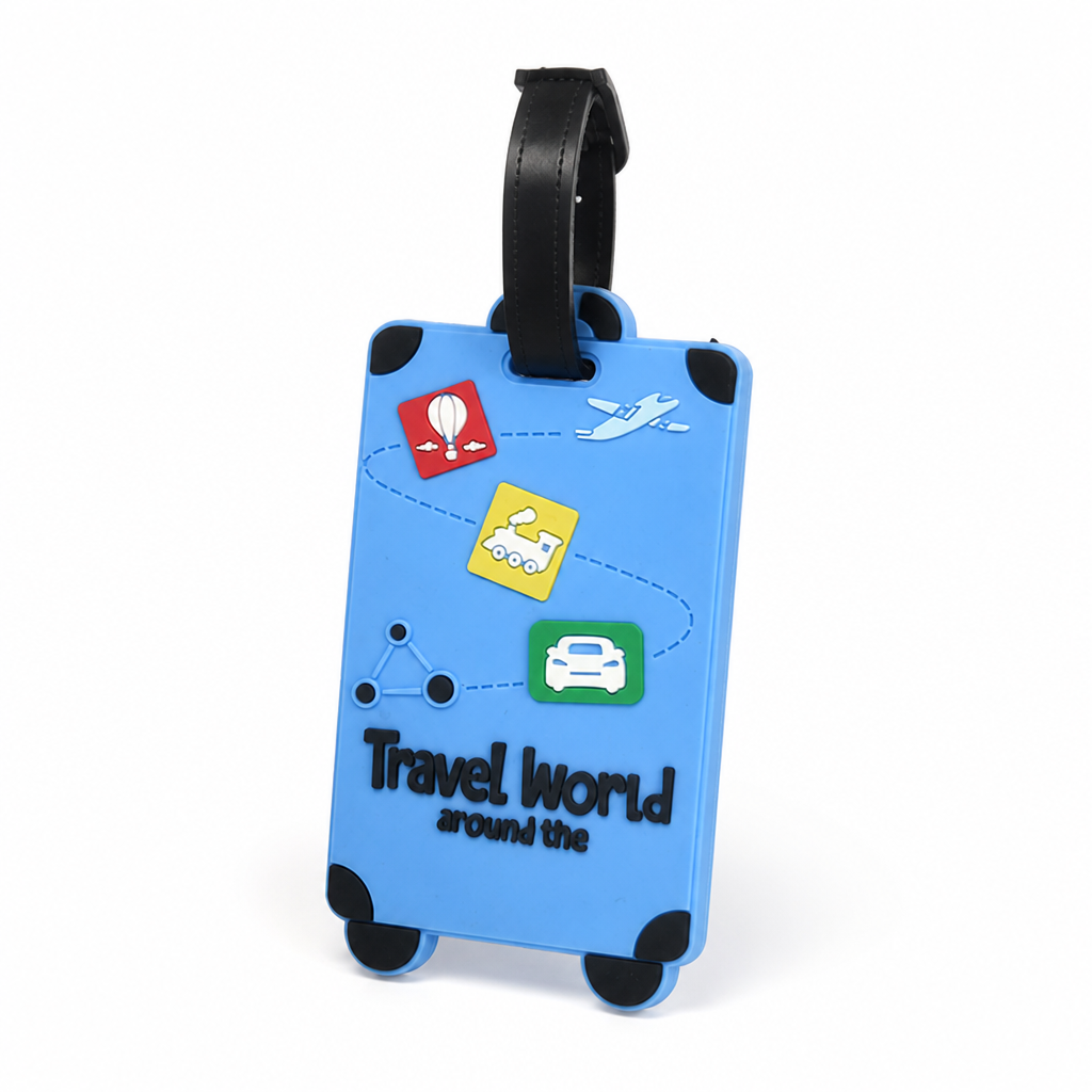 Vibrant Print Clear ID Window Luggage Tag