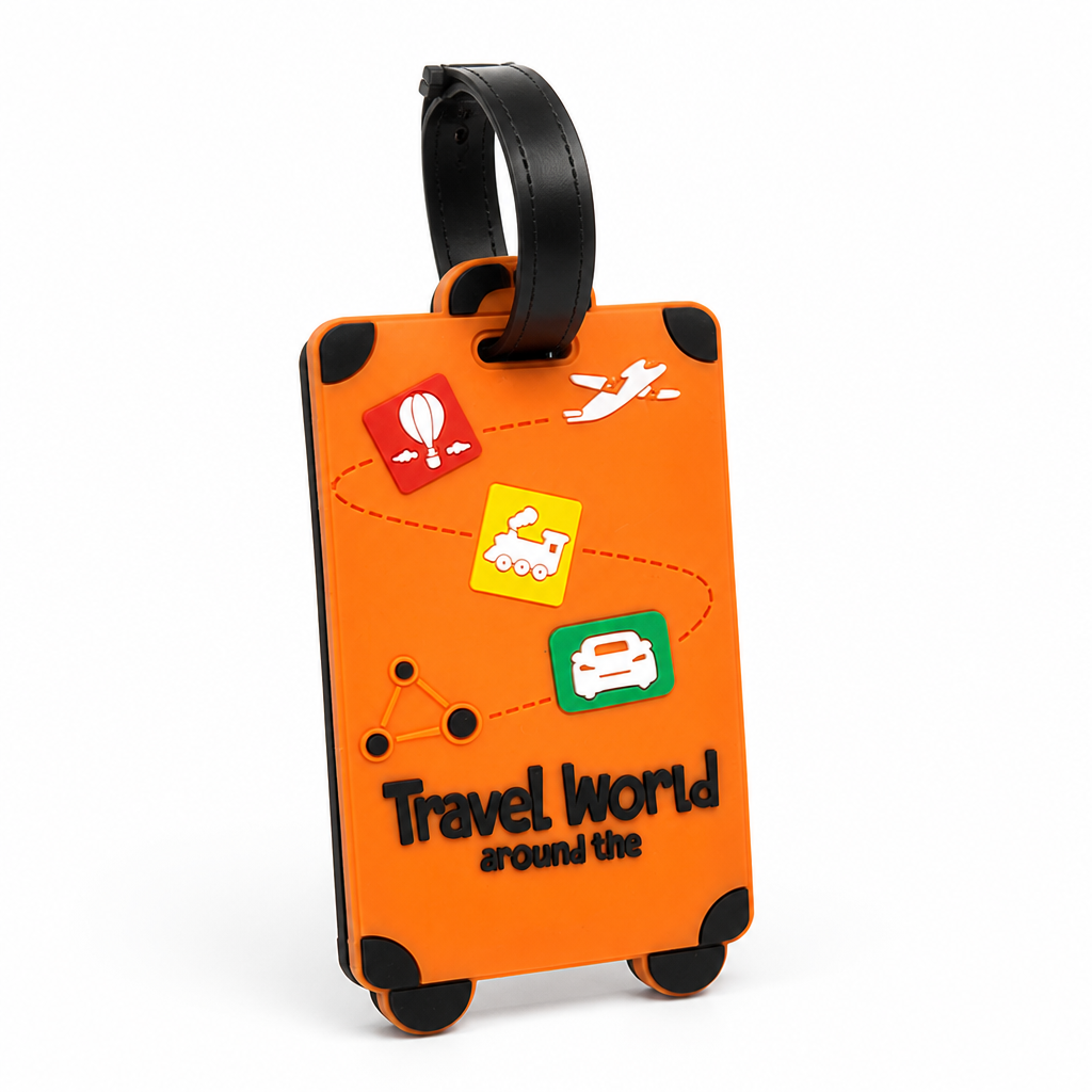 Vibrant Print Clear ID Window Luggage Tag