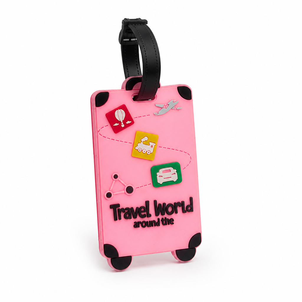 Vibrant Print Clear ID Window Luggage Tag
