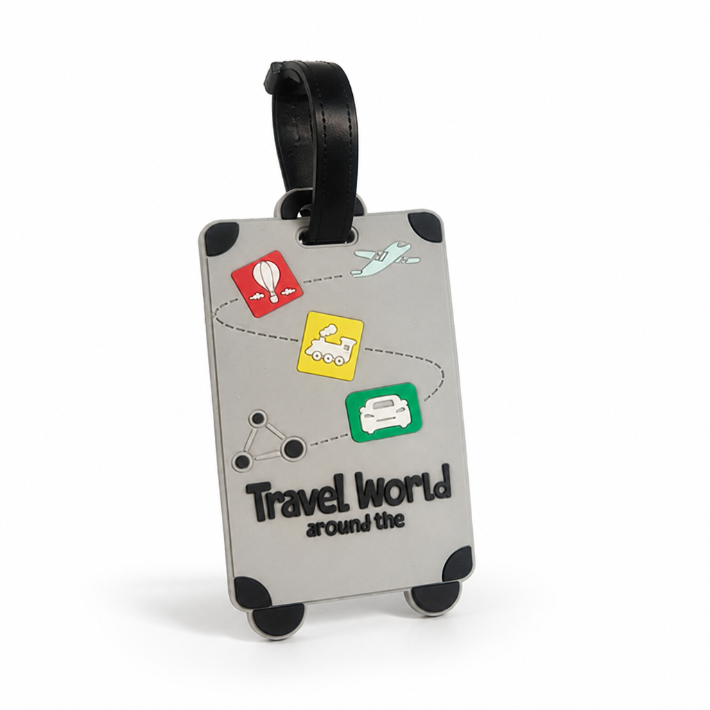 Vibrant Print Clear ID Window Luggage Tag