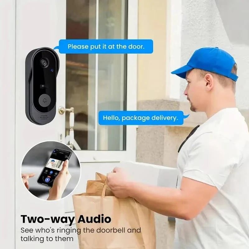 Video Doorbell HD Night Vision Two-Way Audio