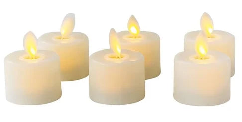Votive Candles Flickering Warm White & Remote Control