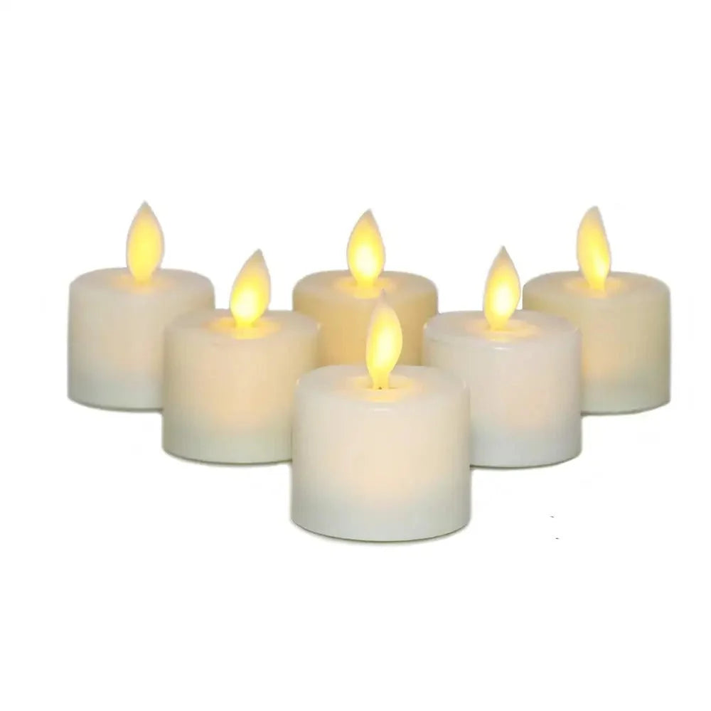 Votive Candles Flickering Warm White & Remote Control