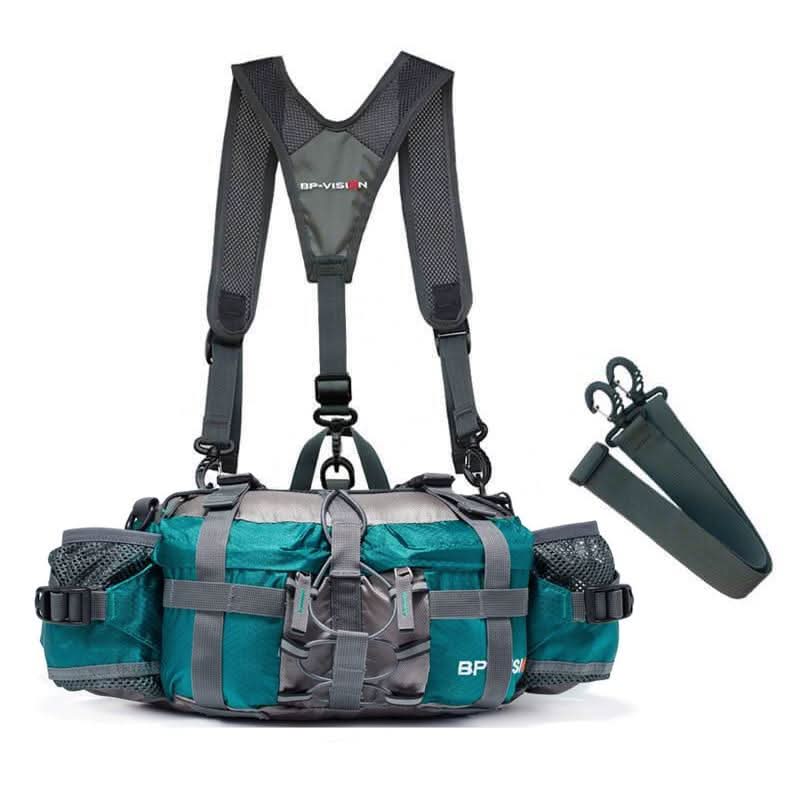 Waist Bag Waterproof Nylon Hands-Free Compact Design