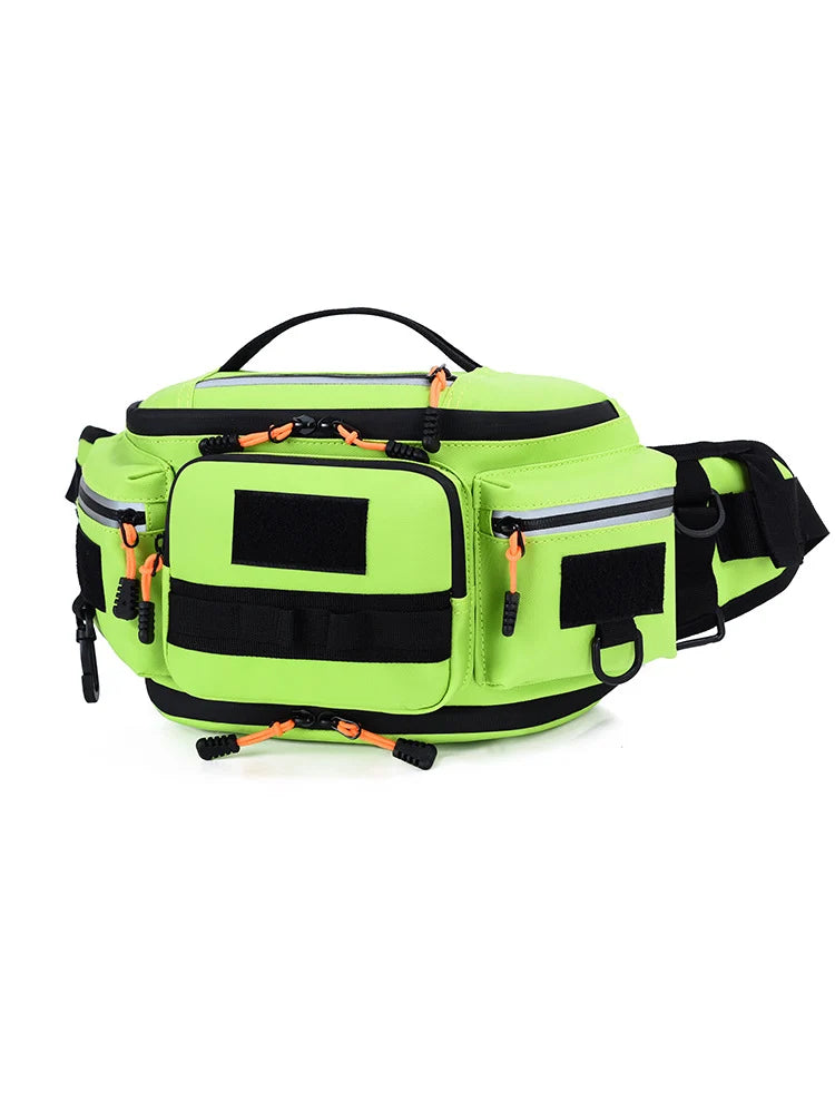 Waist Pack Water-Resistant Multi-Pocket Adjustable Strap