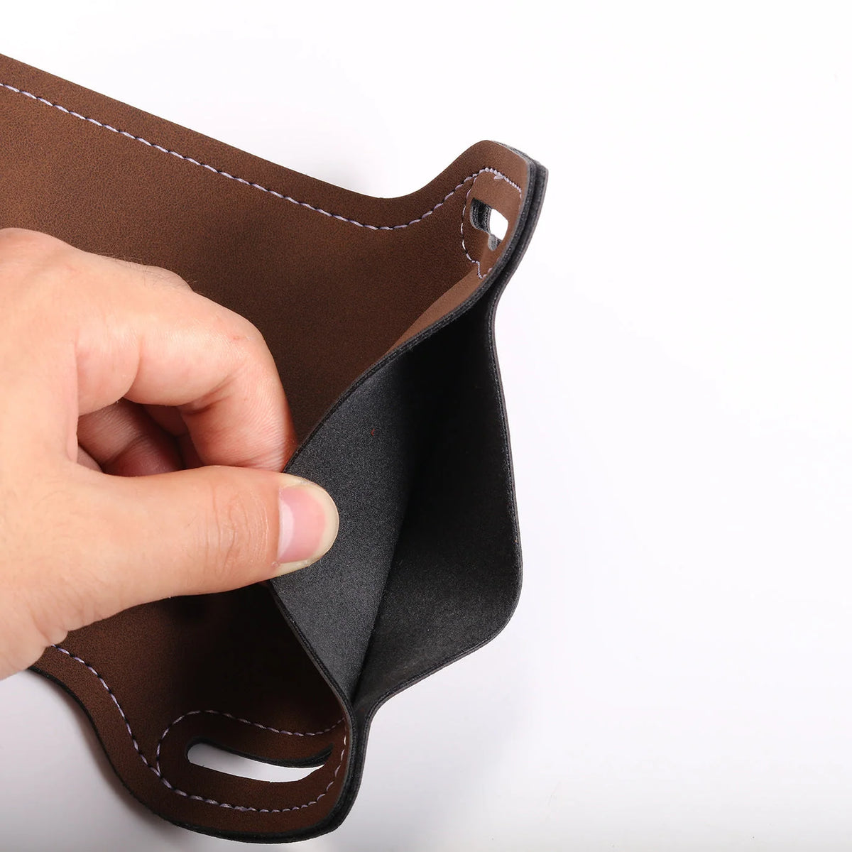 Waist Phone Holder PU Leather Hands-Free Carry