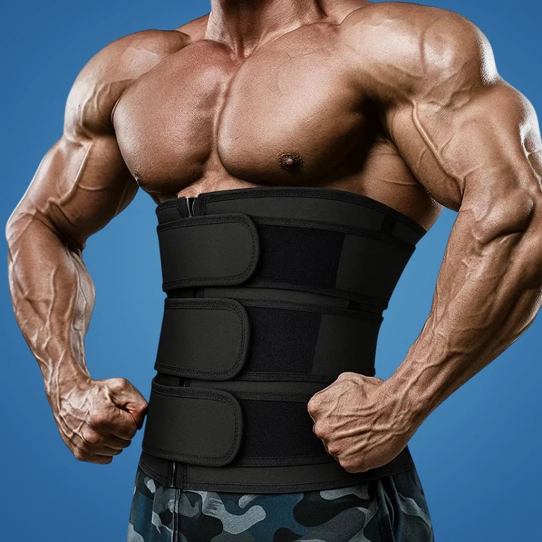 Waist Trainer Belt Triple Compression Breathable Neoprene Adjustable Fit