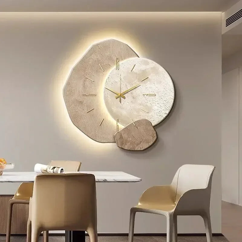 Wall Clock LED Backlight Acrylic Numerals Silent Sweep
