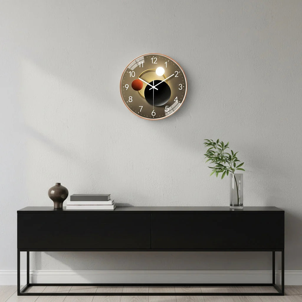 Wall Clock Minimalist & Silent Sweep Multiple Sizes