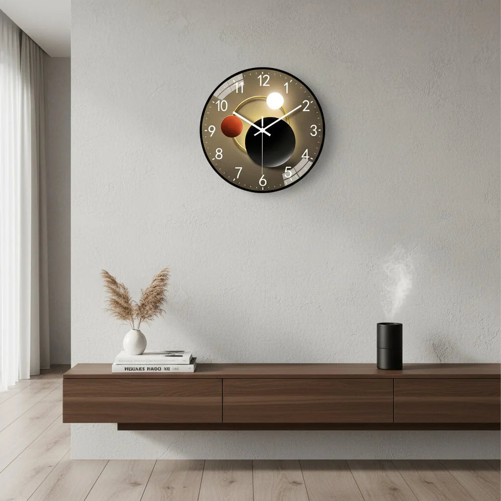 Wall Clock Minimalist & Silent Sweep Multiple Sizes
