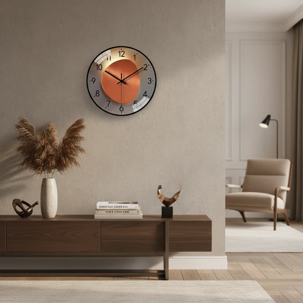 Wall Clock Minimalist & Silent Sweep Multiple Sizes