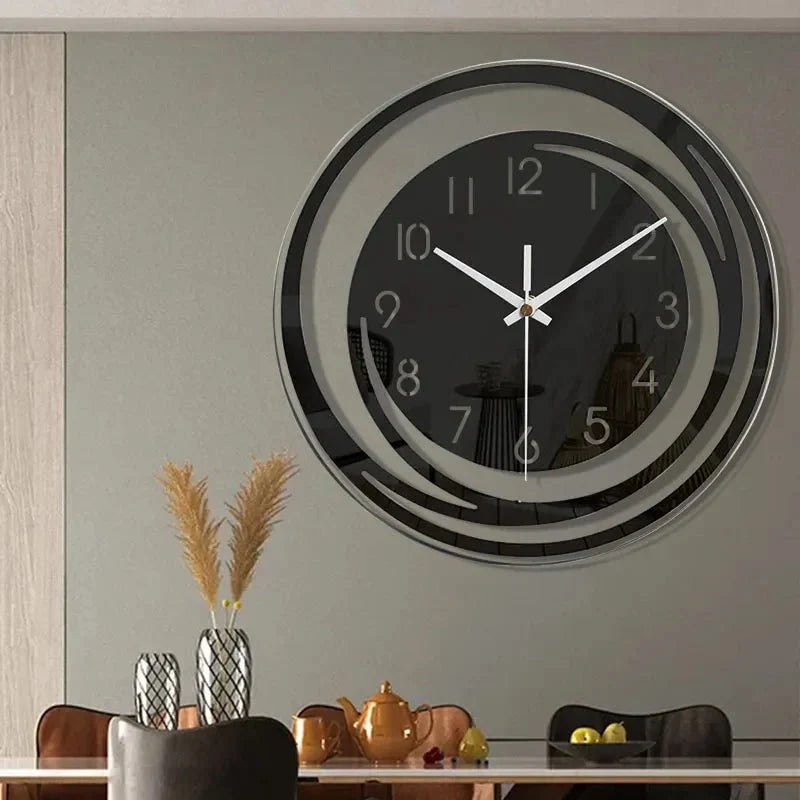 Wall Clock Silent Acrylic Minimalist Design