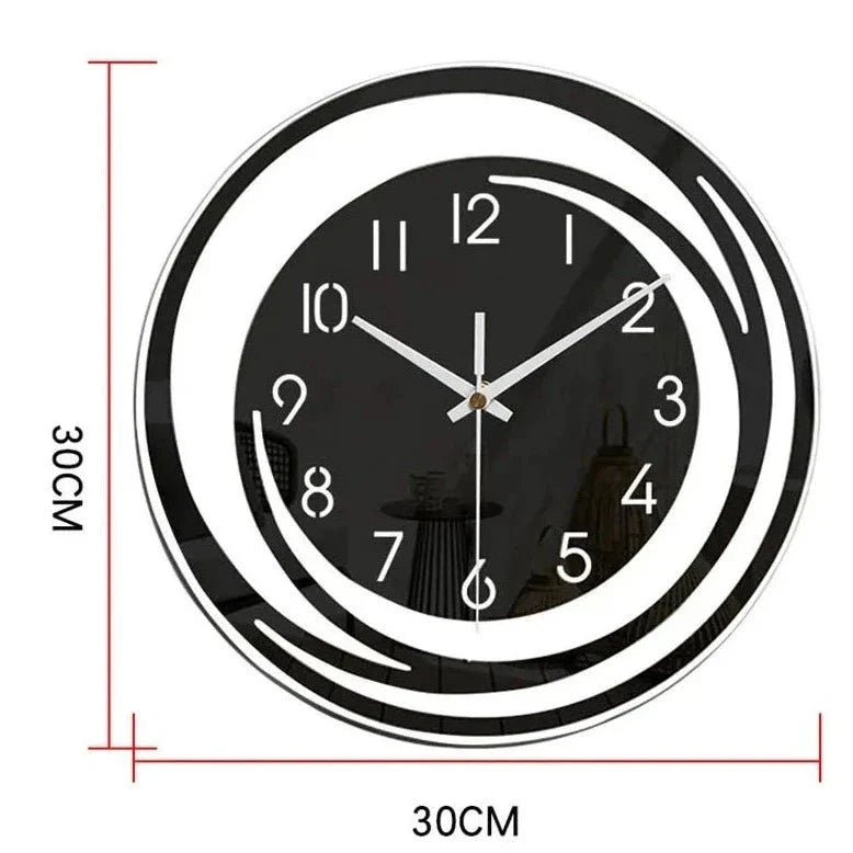 Wall Clock Silent Acrylic Minimalist Design