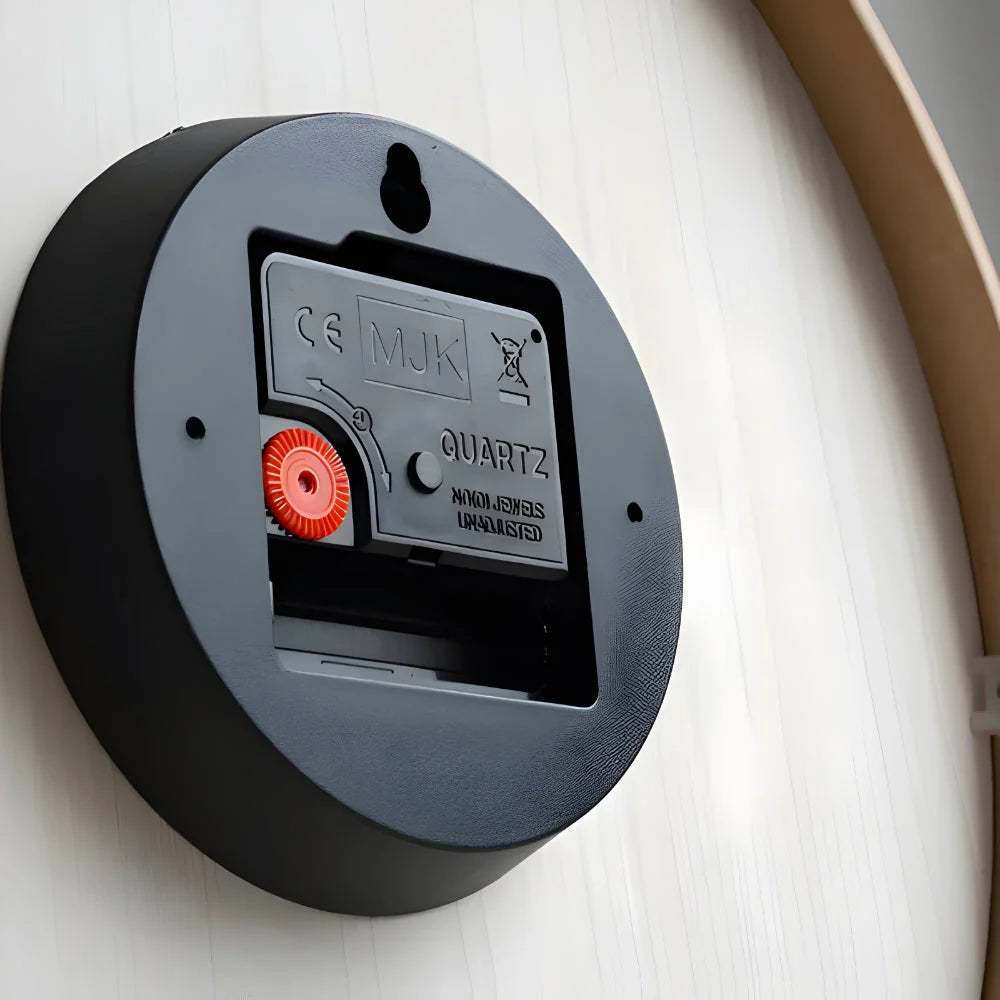 Wall Clock Silent Sweep Minimal Dial & Slim Profile