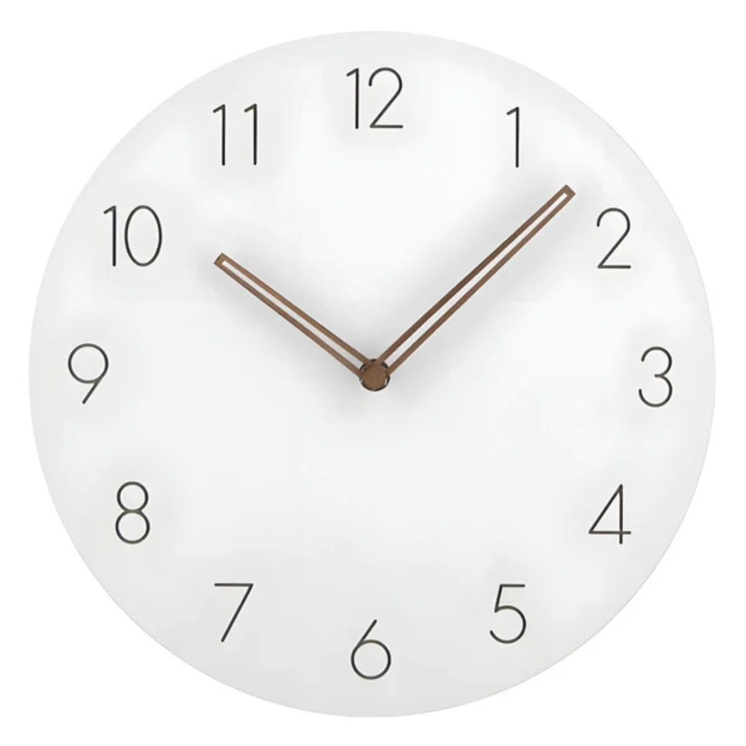 Wall Clock Timber Case Silent Sweep
