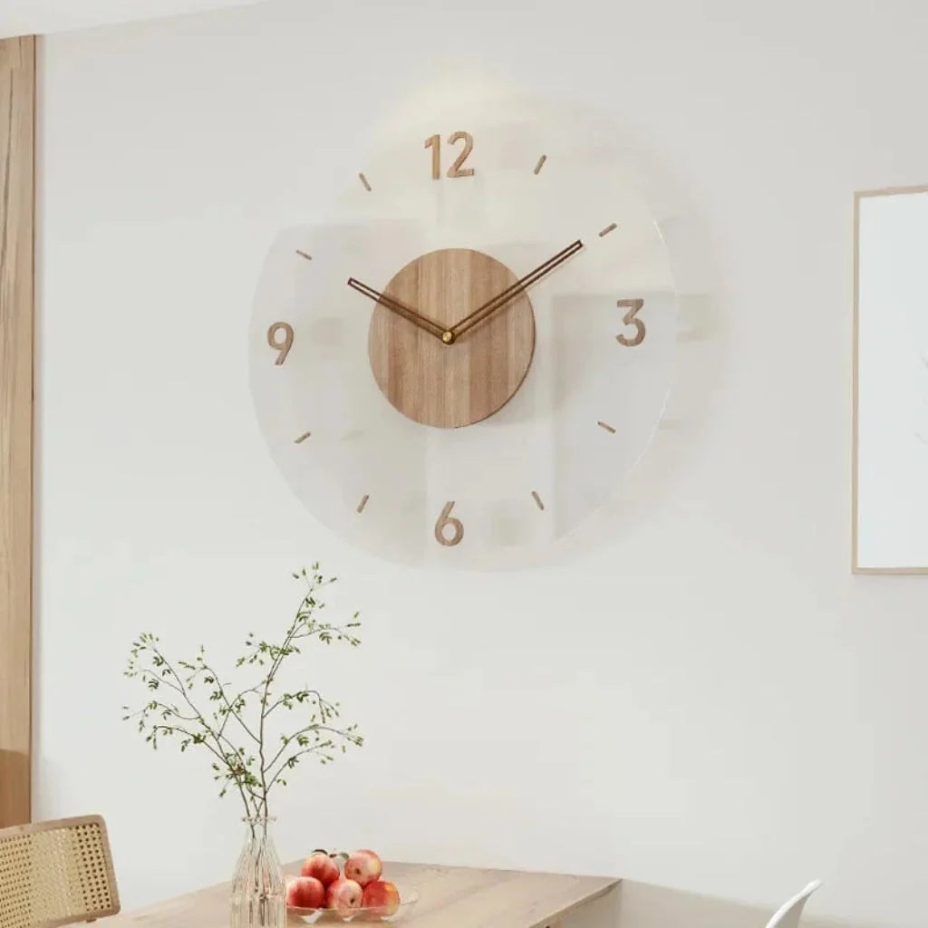 Wall Clock Vintage Numbered Dial Silent Movement
