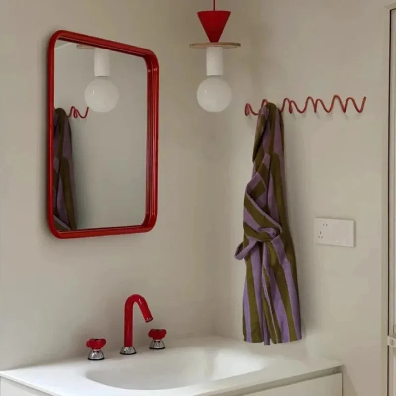 Wall Hook Rack Iron 3 Hooks Space-Saving Wall-Mounted Design
