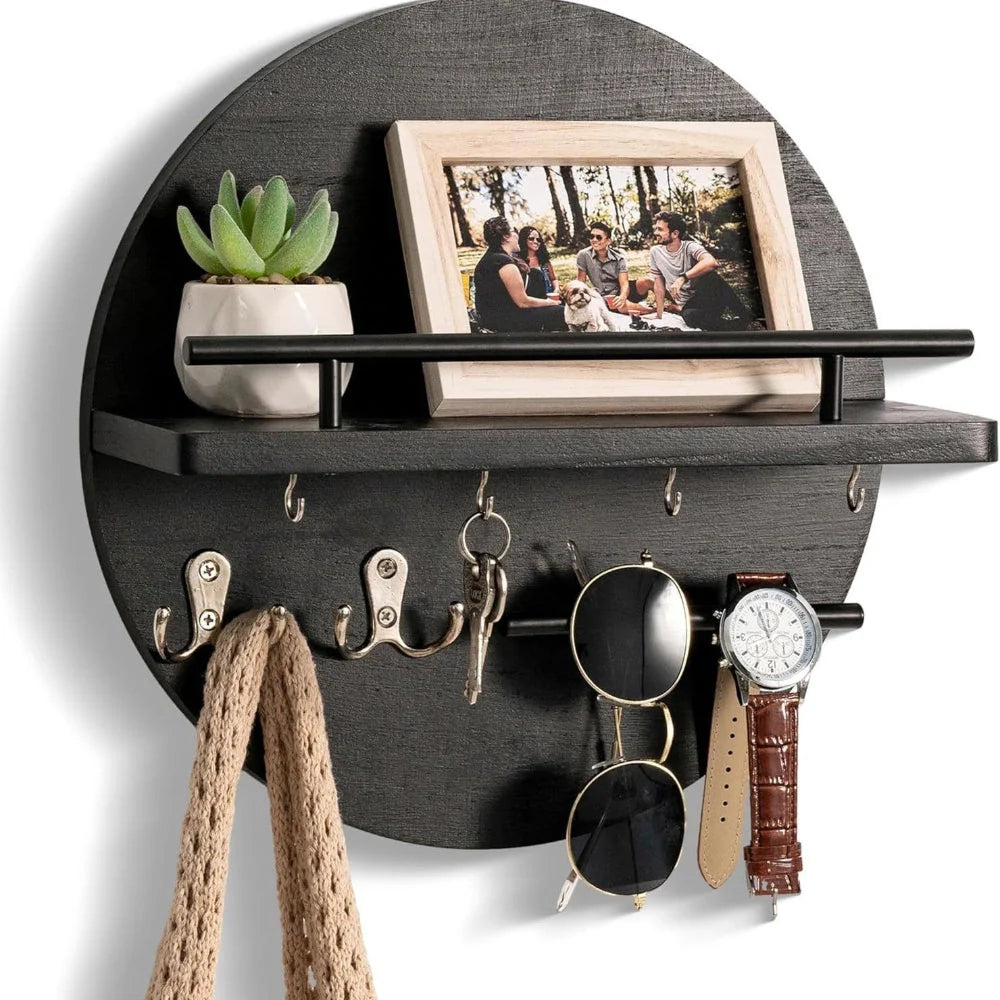 Wall Key Holder Solid Timber & Low-VOC Finish