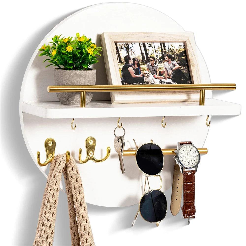 Wall Key Holder Solid Timber & Low-VOC Finish