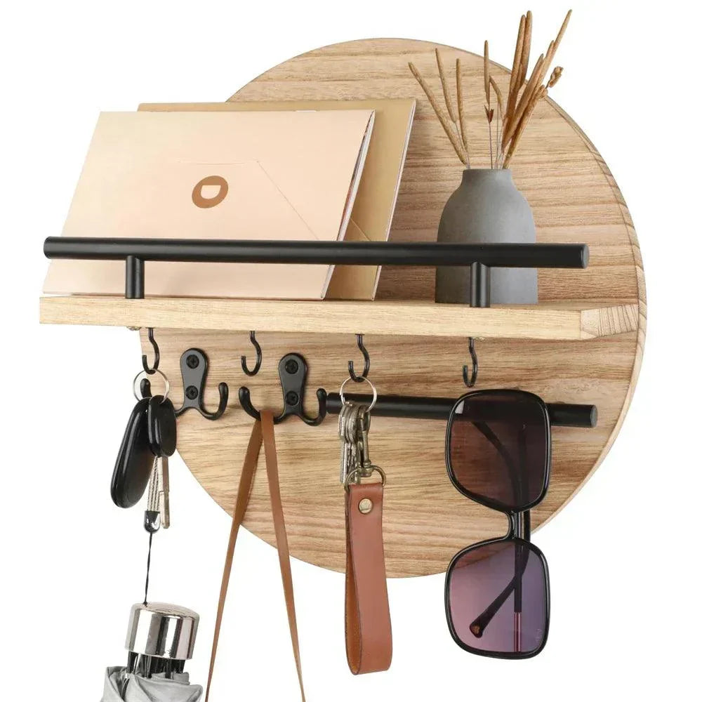 Wall Key Holder Solid Timber & Low-VOC Finish