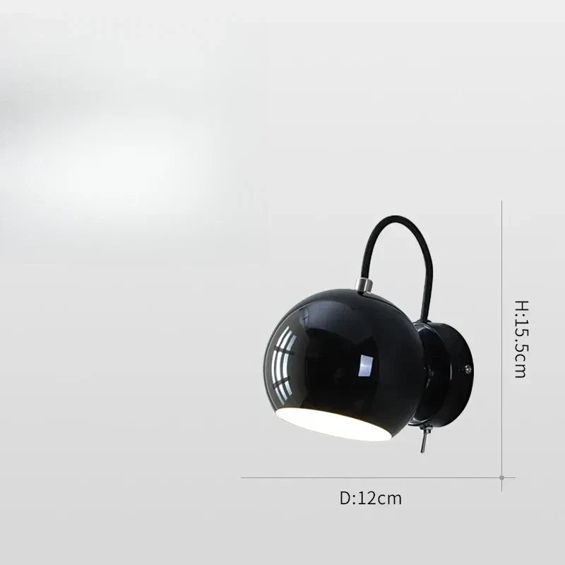 Wall Lamp Adjustable Directional Friction Pivot