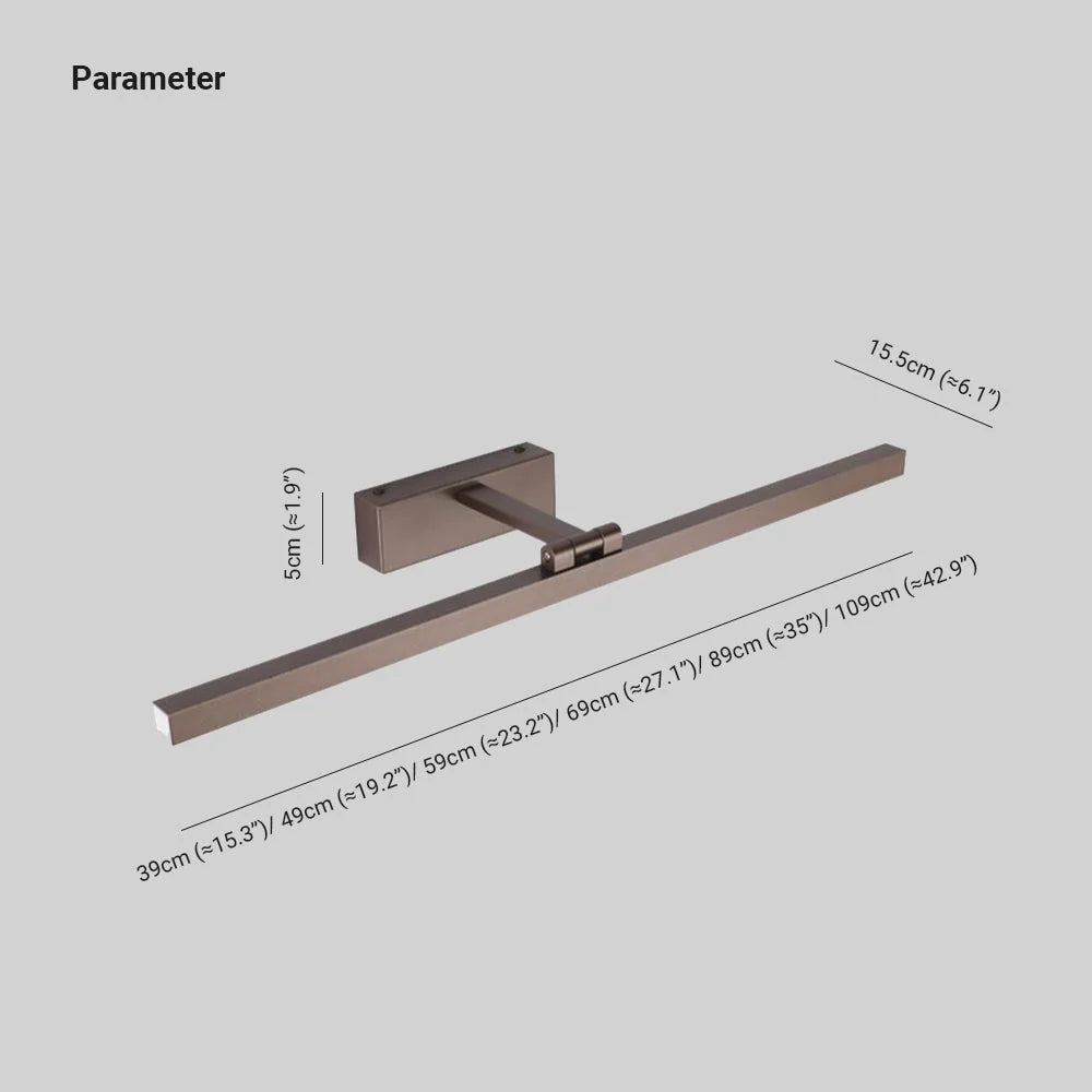Wall Lamp Adjustable Integrated LED IP44 Splash-Resistant