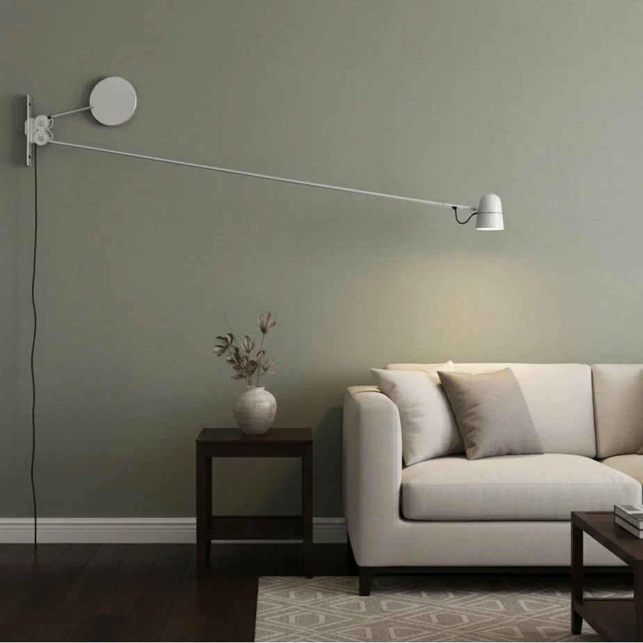 Wall Lamp Adjustable Swing Arm Integrated LED