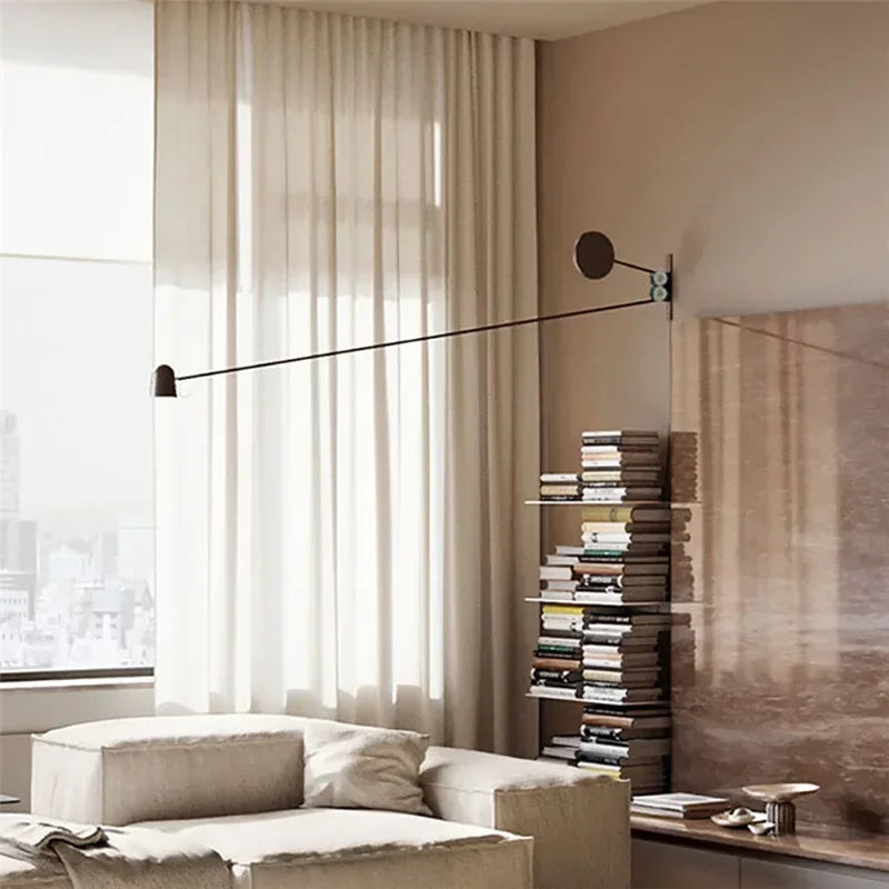 Wall Lamp Adjustable Swing Arm Integrated LED