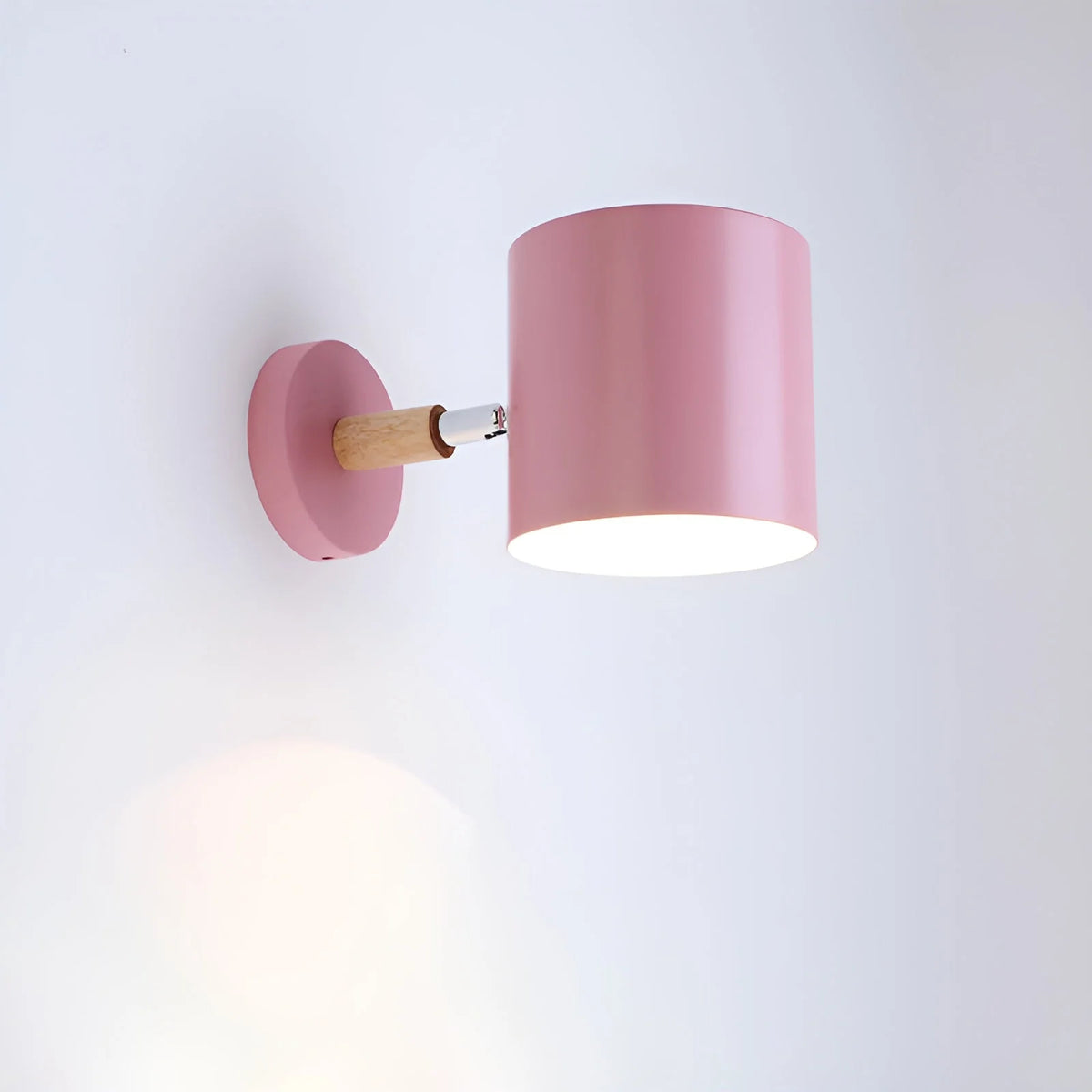 Wall Lamp Adjustable Tilting Head Pastel Shades