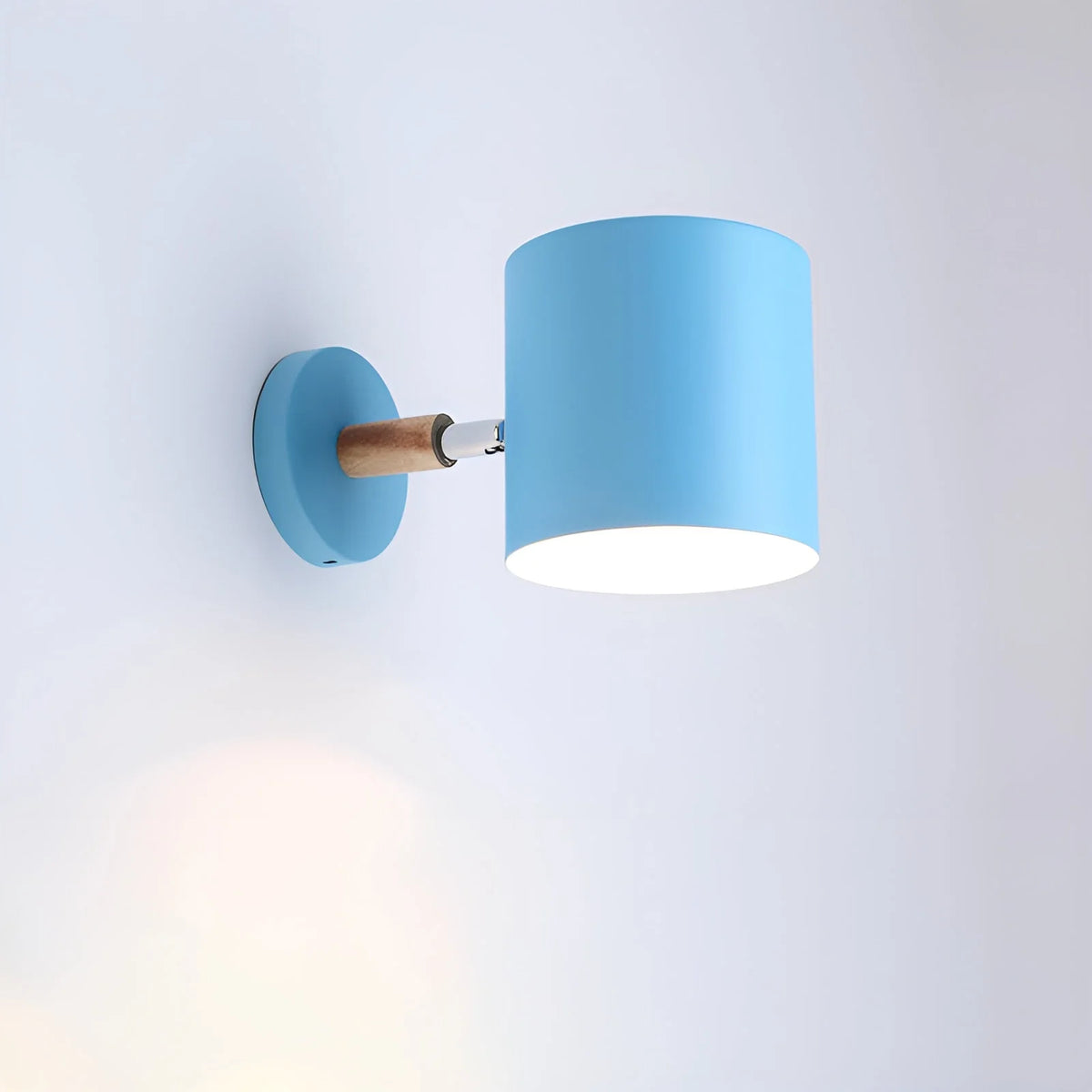 Wall Lamp Adjustable Tilting Head Pastel Shades