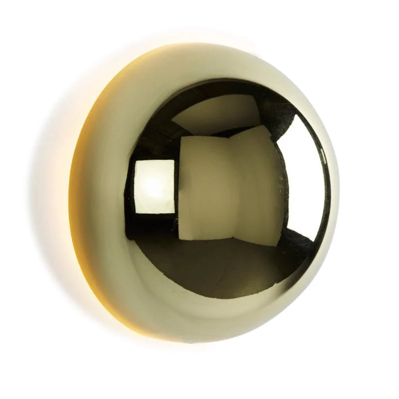 Wall Lamp Crescent Indirect Light Double Disc Design