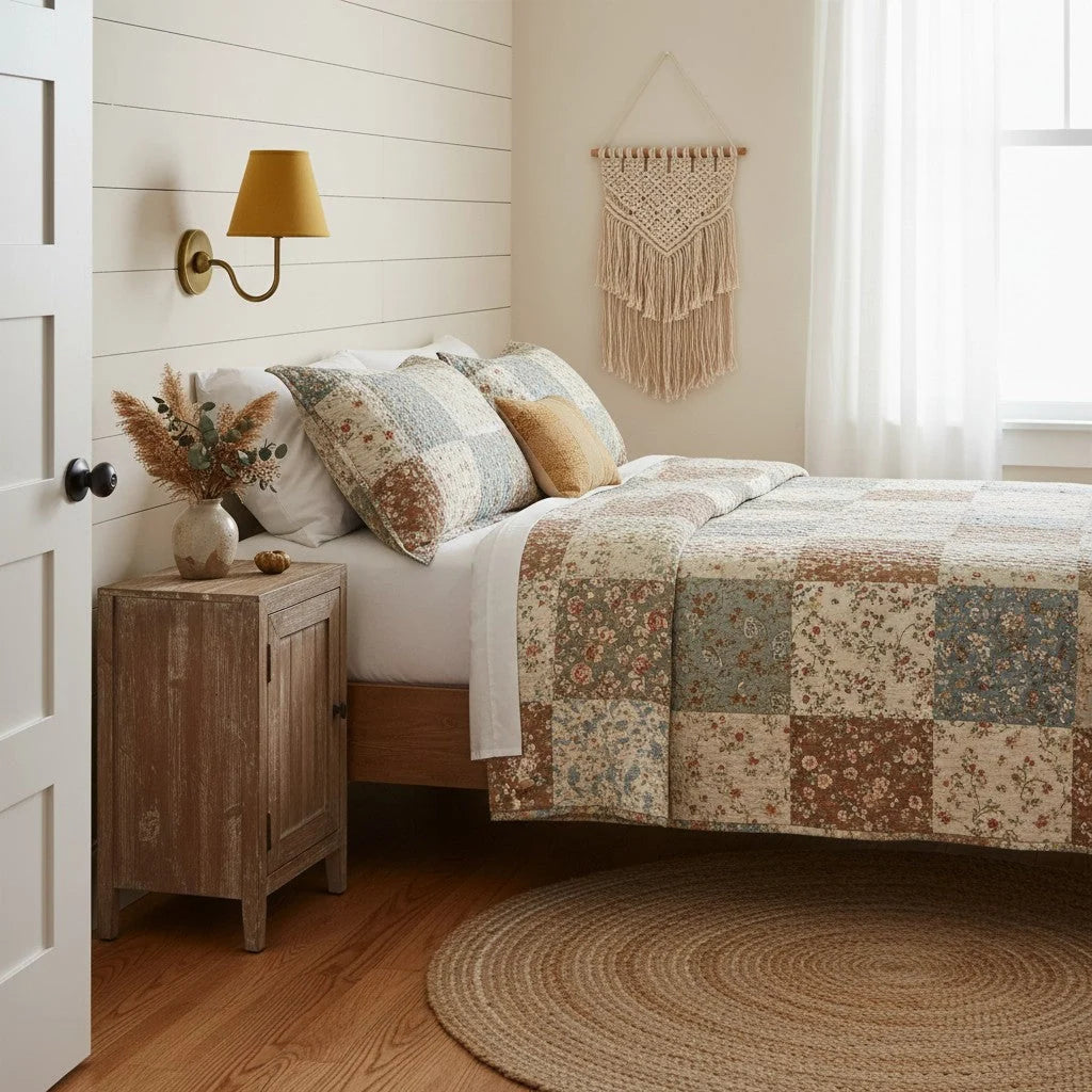 Wall Lamp Dimmable Fabric Shade Hardwired Installation