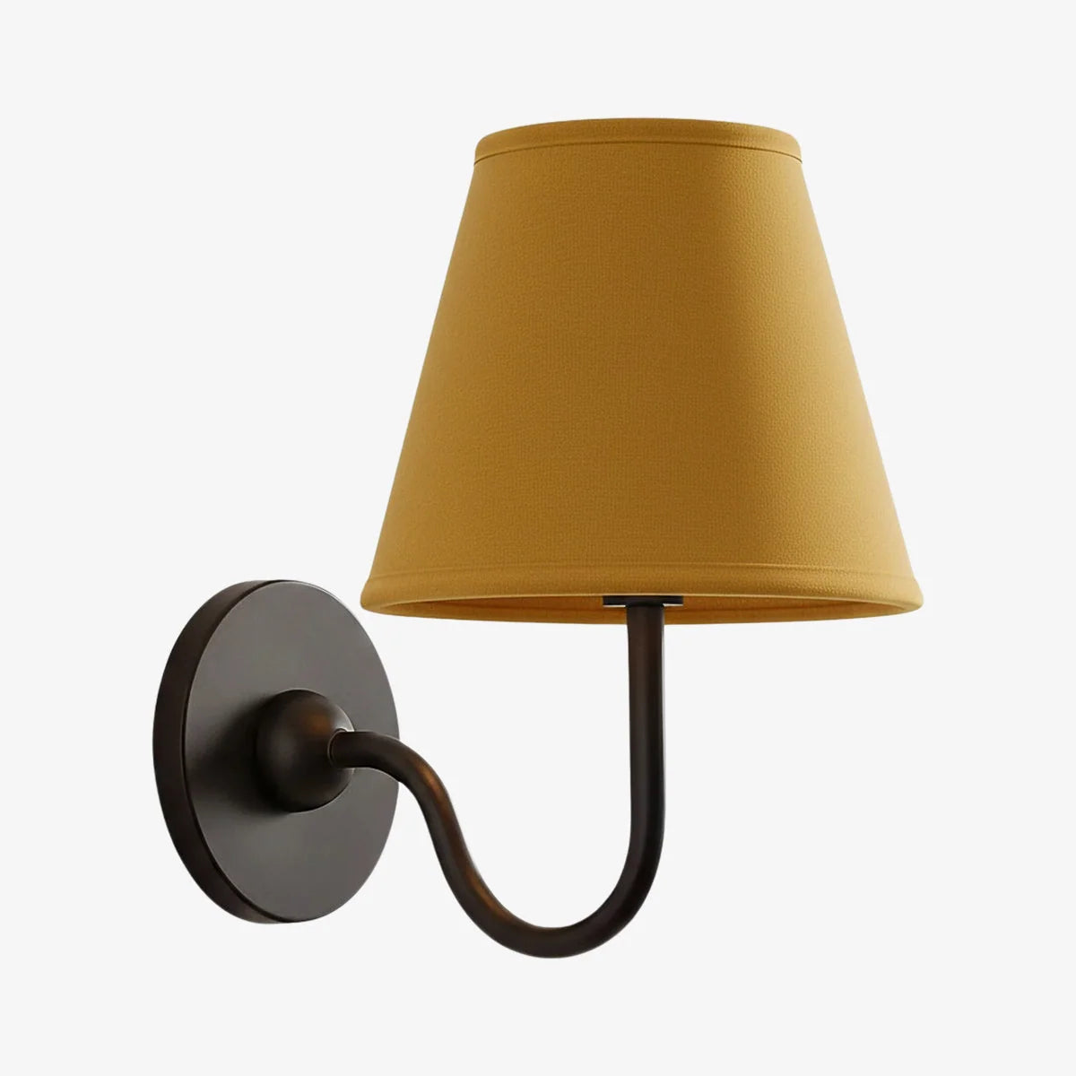 Wall Lamp Dimmable Fabric Shade Hardwired Installation