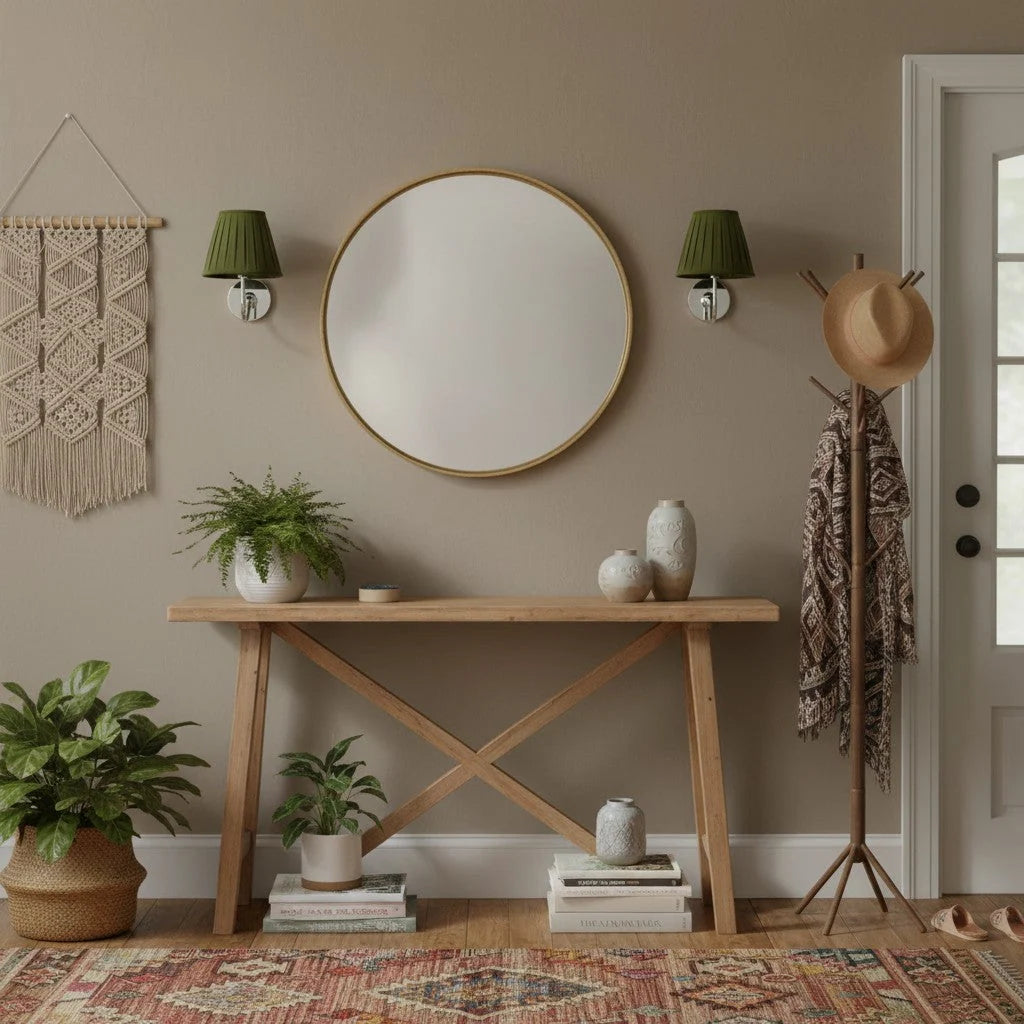 Wall Lamp Dimmable Fabric Shade Hardwired Installation