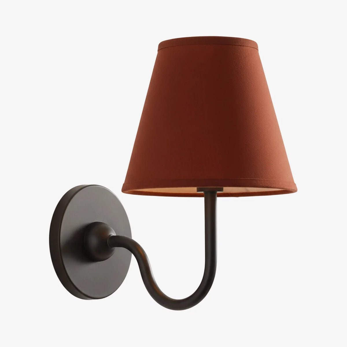 Wall Lamp Dimmable Fabric Shade Hardwired Installation