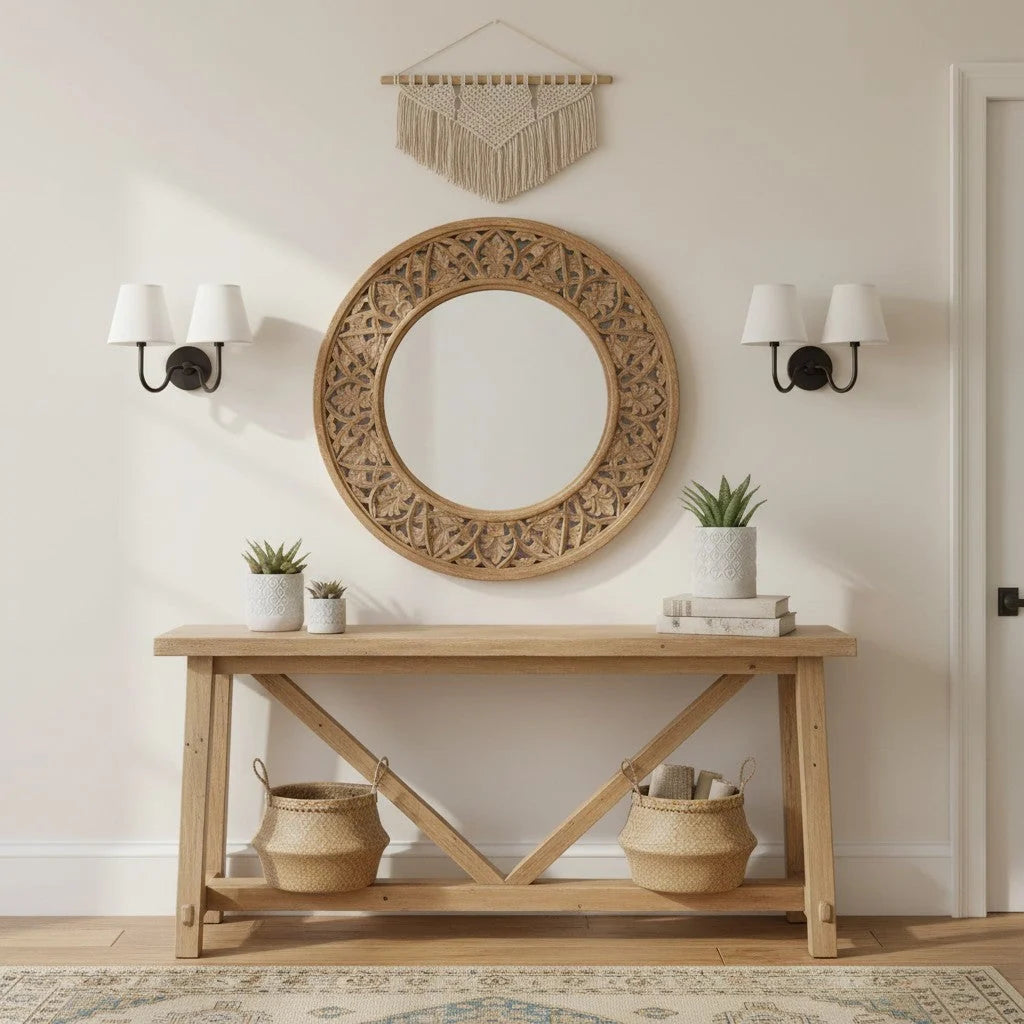 Wall Lamp Dimmable Fabric Shade Hardwired Installation