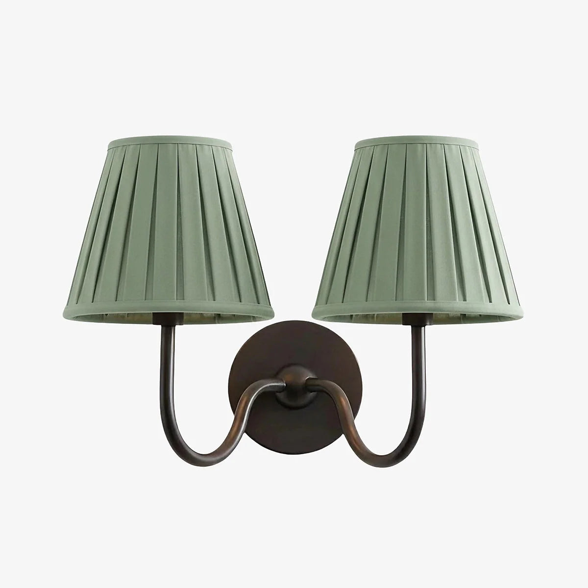 Wall Lamp Fabric Shade Dimmable Hardwired