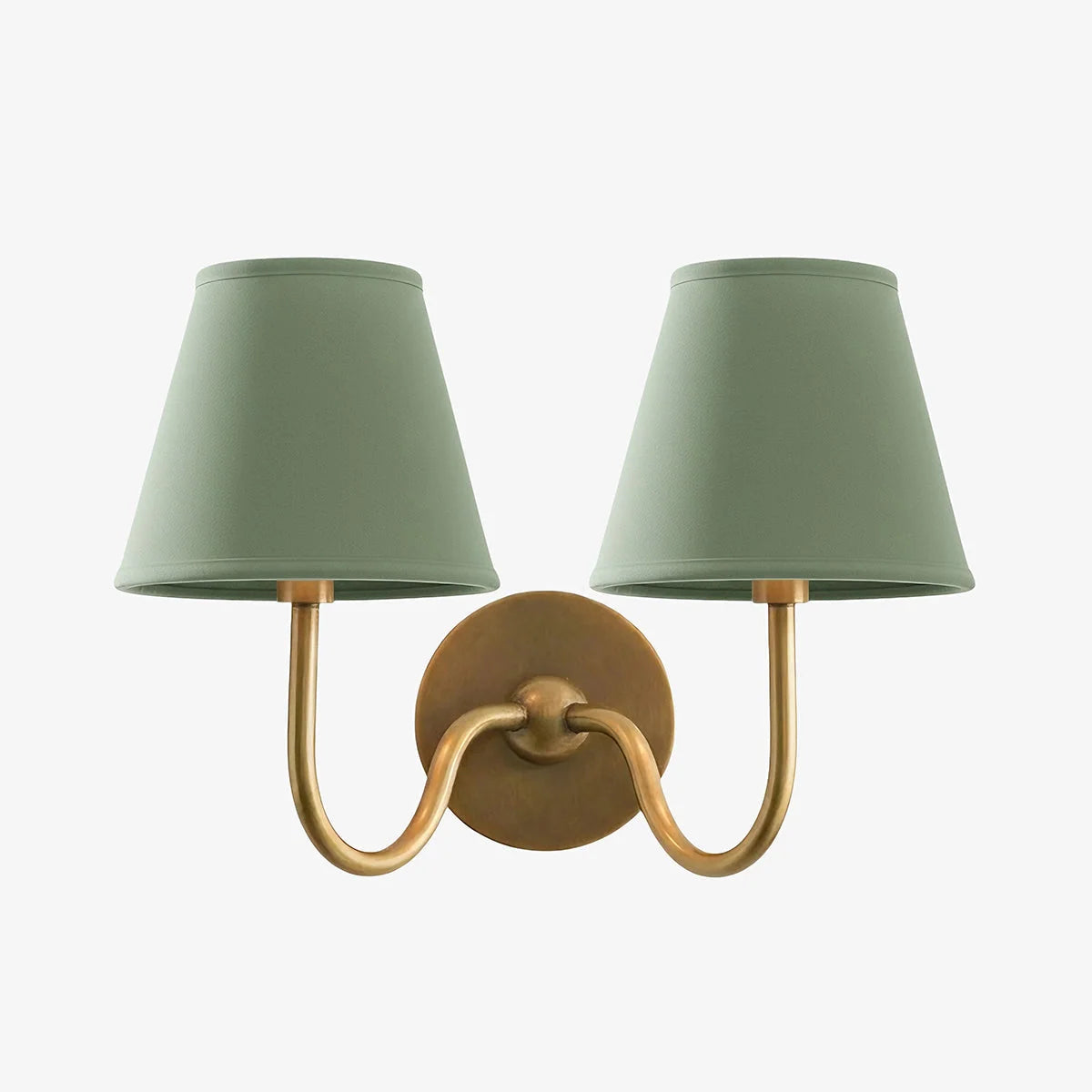 Wall Lamp Fabric Shade Dimmable Hardwired