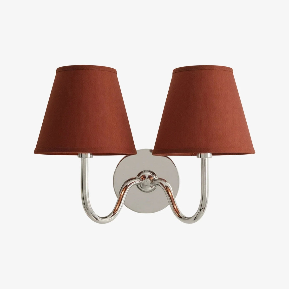 Wall Lamp Fabric Shade Dimmable Hardwired