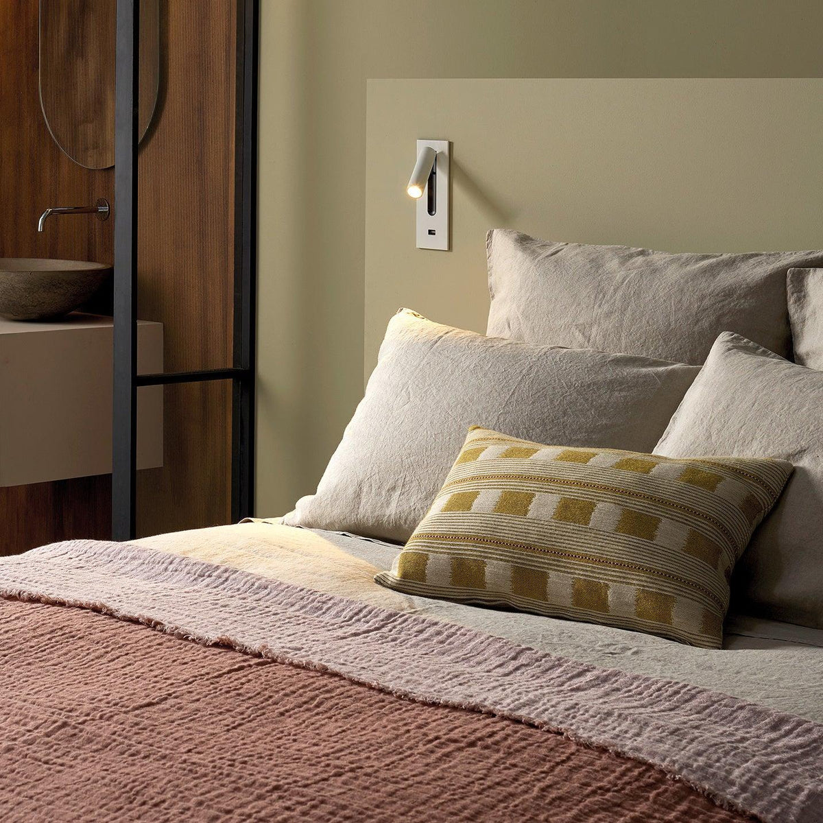 Wall Lamp Integrated LED 3 Color Temperatures Built-In Switch