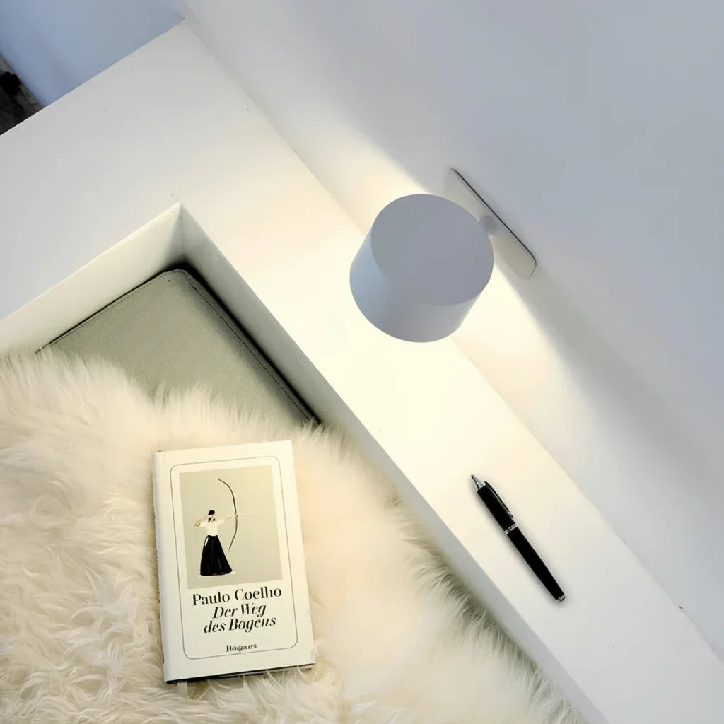 Wall Lamp LED Aimable Rotating Magnetic USB Rechargeable