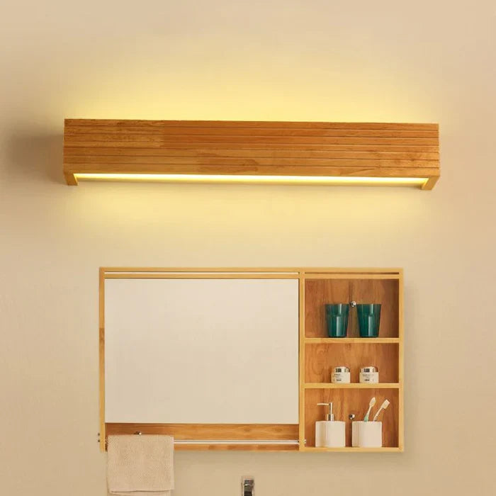 Wall Lamp Solid Timber Recessed Integrated LED