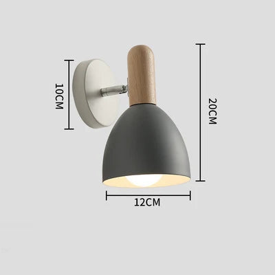 Wall Lamp Solid Timber Swings & Tilts Friction Joints