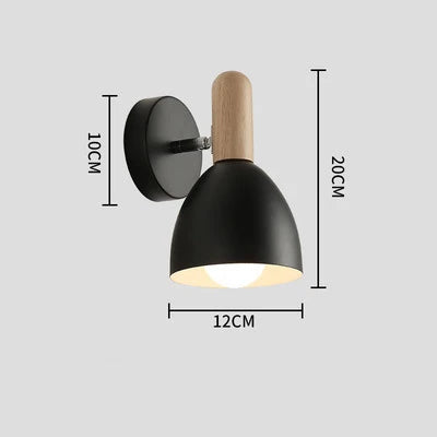 Wall Lamp Solid Timber Swings & Tilts Friction Joints
