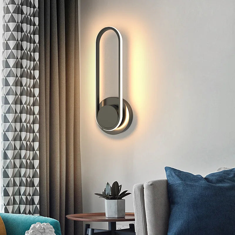 Wall Light 330° Rotating Aluminium Head & Integrated LED