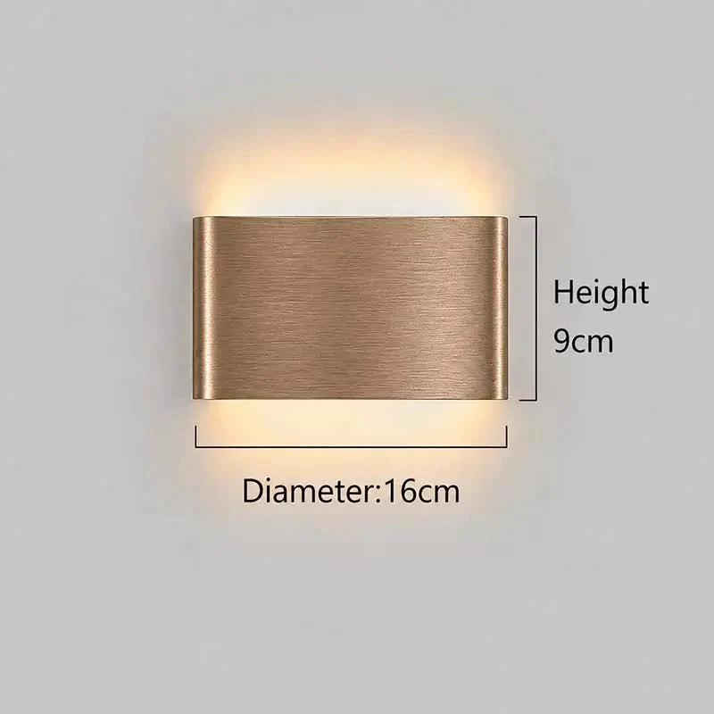 Wall Light Aluminum Up & Down LED Slim Design