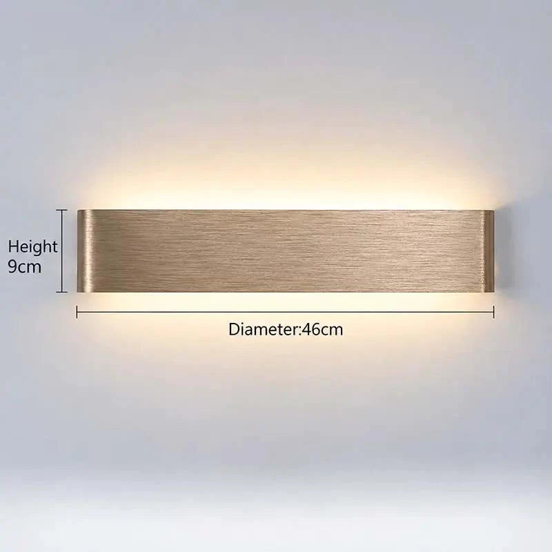 Wall Light Aluminum Up & Down LED Slim Design