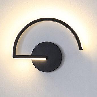 Wall Light Arc-Shaped Integrated LED & Even Output