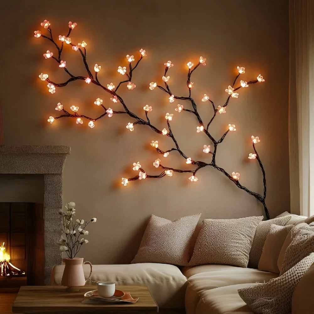 Wall Light Branch Tree Warm LEDs