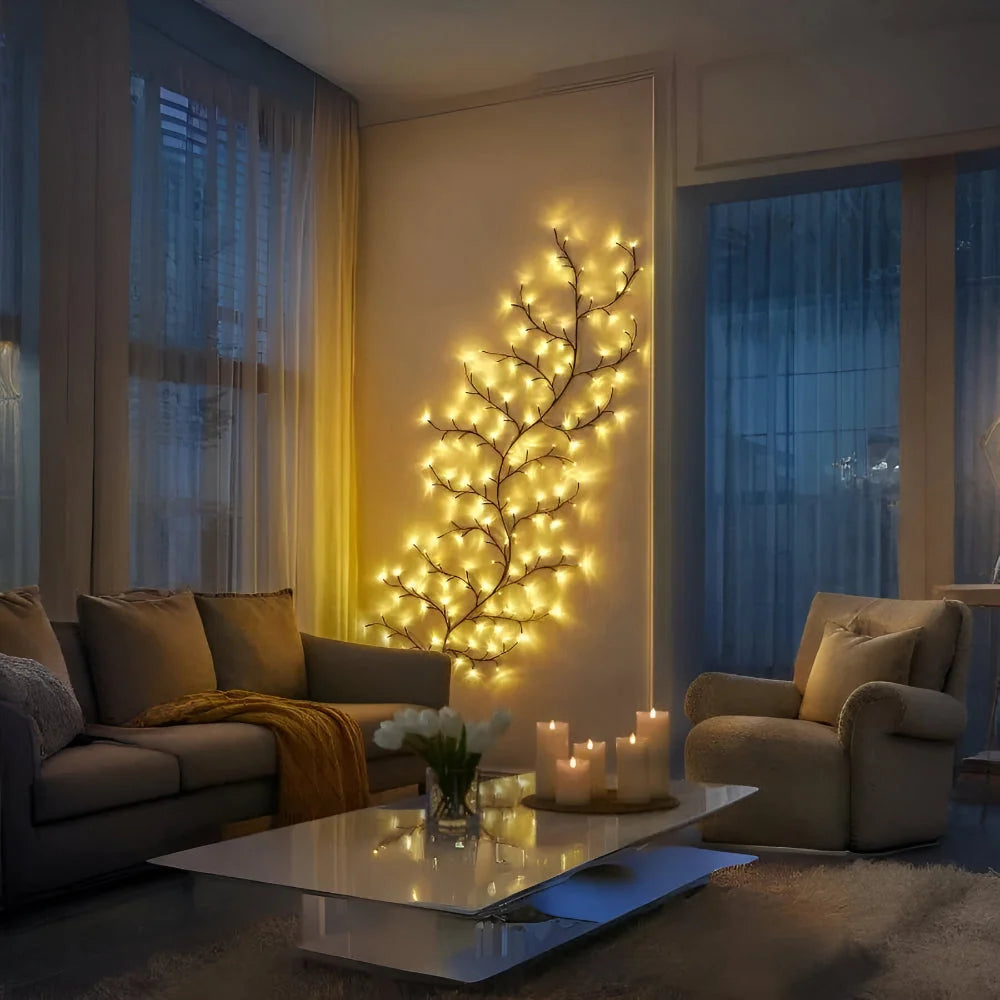 Wall Light Branch Tree Warm LEDs